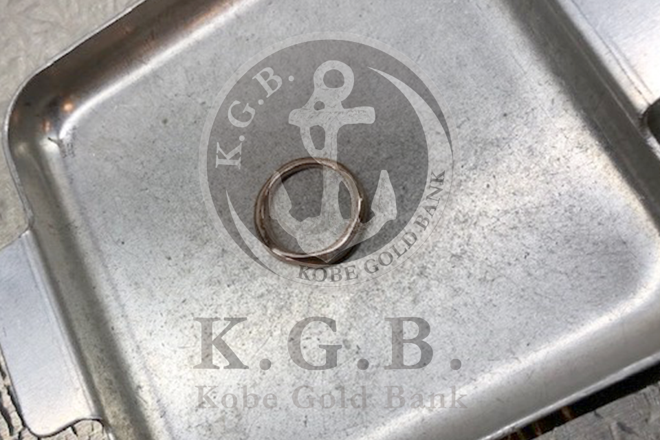 2022年7月25日買取／K18リング｜貴金属買取事例｜貴金属買取のK.G.B.神戸ゴールドバンク